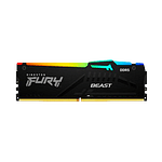 Kingston Fury Beast DDR5 RGB 16GB 6000MHz CL40  Memoria RAM Kingston Fury Beast DDR5 RGB 16GB 6000MHz CL40  Memoria RAM