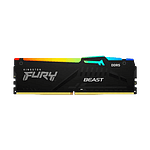 Kingston Fury Beast RGB 16GB DDR5 4800MHZ CL38  RAM Kingston Fury Beast RGB 16GB DDR5 4800MHZ CL38  RAM