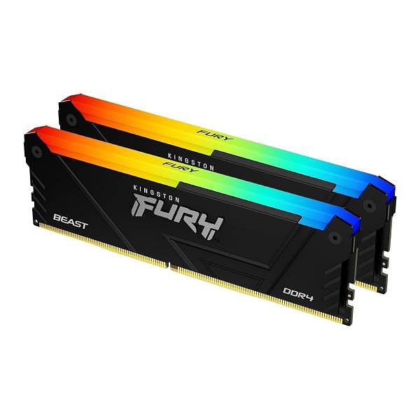 Kingston Fury Beast RGB 16GB 2x8GB  RAM DDR4 3200MHz CL16