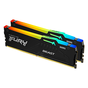 Kingston Fury Beast RGB 16GB 2x8GB  Memoria RAM DDR5 6000MHz CL36 AMD EXPO