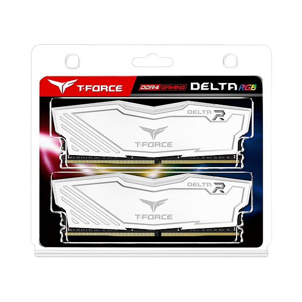 Team Group Delta DDR4 16GB 2x8GB 2666MHz white RGB   RAM
