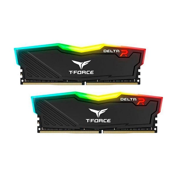 Team Group 32GB 2x16GB 3600MHz Delta Black RGB  DDR4