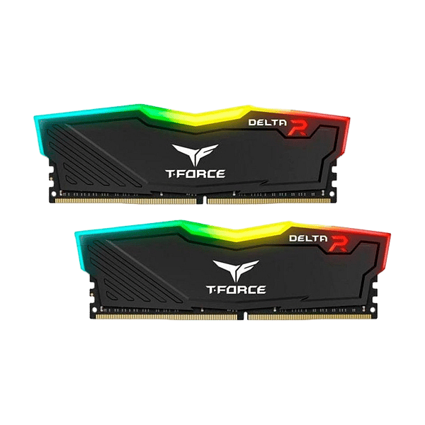 Team Group 32GB 2x16GB 3600MHz Delta Black RGB  DDR4