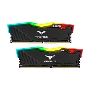 Team Group 32GB 2x16GB 3600MHz Delta Black RGB  DDR4