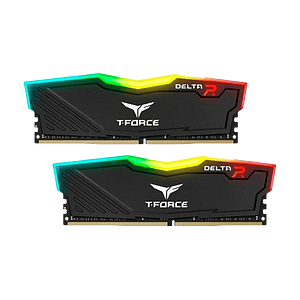 Team Group 32GB 2x16GB 3600MHz Delta Black RGB  DDR4