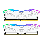 Team Group Delta RGB DDR5 32GB 2x16GB 7200MHz Blanca  RAM