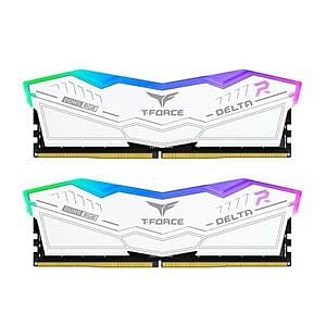 Team Group Delta RGB DDR5 32GB 2x16GB 7200MHz Blanca  RAM