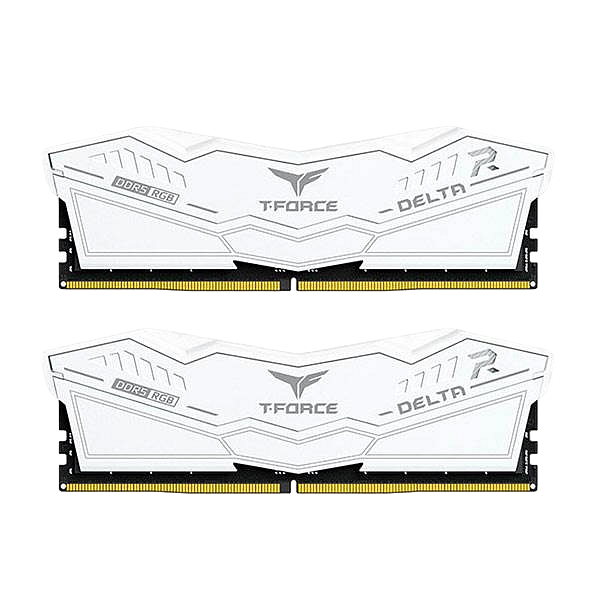 Team Group Delta RGB DDR5 32GB 2x16GB 7200MHz Blanca  RAM