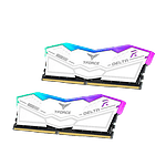 Team Group Delta RGB DDR5 32GB 2x16GB 7200MHz Blanca  RAM