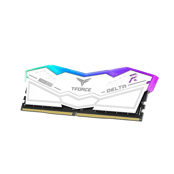 Team group TForce Delta RGB 32GB 2x16GB RAM DDR5 7800MHZ Blanco CL38