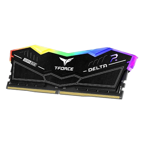 Team Group Delta 16GB DDR5 2x8GB RGB 5600MHZ CL40 Negra  Memoria RAM