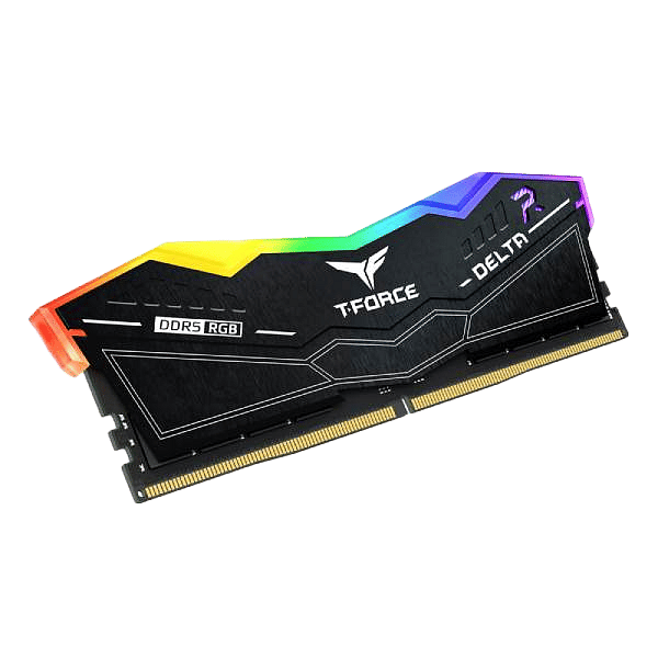 Team Group Delta 16GB DDR5 2x8GB RGB 5600MHZ CL40 Negra  Memoria RAM