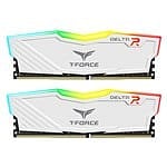 Team Group Delta DDR4 8GB PC425600 3200Mhz RGB Blanco C16  Memoria RAM