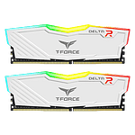 Team Group Delta DDR4 8GB PC425600 3200Mhz RGB Blanco C16  Memoria RAM