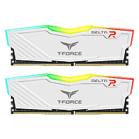 Team Group Delta DDR4 8GB PC4-25600 3200Mhz RGB Blanco C16 - Memoria RAM