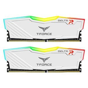 Team Group Delta DDR4 8GB PC425600 3200Mhz RGB Blanco C16  Memoria RAM