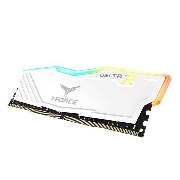 Team Group Delta DDR4 8GB PC425600 3200Mhz RGB Blanco C16  Memoria RAM