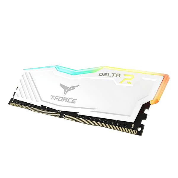 Team Group Delta DDR4 8GB PC425600 3200Mhz RGB Blanco C16  Memoria RAM