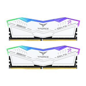 Team Group Delta RGB 96GB 2x48GB  Memoria RAM DDR5 6800MHz CL36 Blanca