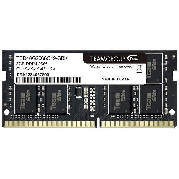 Team group Elite 8GB  Memoria RAM DDR4 SODIMM 2666MHZ CL19