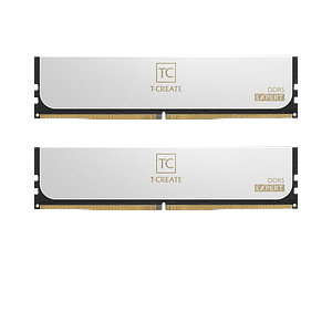 Team Group TCreate Expert 32GB 2x16GB  RAM DDR5 6000MHZ CL30 Blanca
