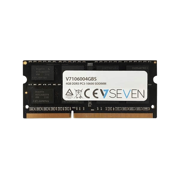 V7 4GB Memoria RAM DDR3 1333MHz CL9 SODIMM 15V V7106004GBS