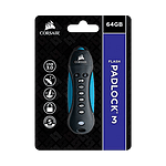 USB Corsair Flash Padlock 3 64GB Secure USB 30 Flash Drive