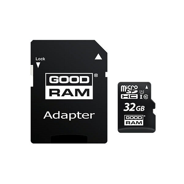 GOODRAM Micro SD 32GB M1AA CL10 UHSI  adaptador  Memoria