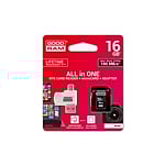 GOODRAM Micro SD 16GB M1A4 CL10 UHSI  lector  Memoria