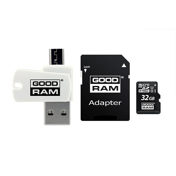 GOODRAM Micro SD 32GB M1A4 CL10 UHSI  lector  Memoria