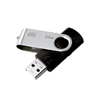 GOODRAM Pendrive 64GB UTS2 USB 20 Negro  Memoria