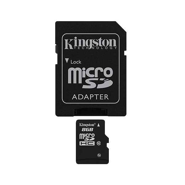 Kingston  tarjeta de memoria flash  8 GB  microSDHC