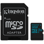 Kingston MicroSD Canvas Go 32GB cad  Memoria Flash