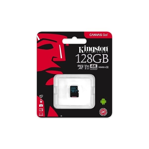 Kingston MicroSD Canvas Go 128GB  Memoria Flash