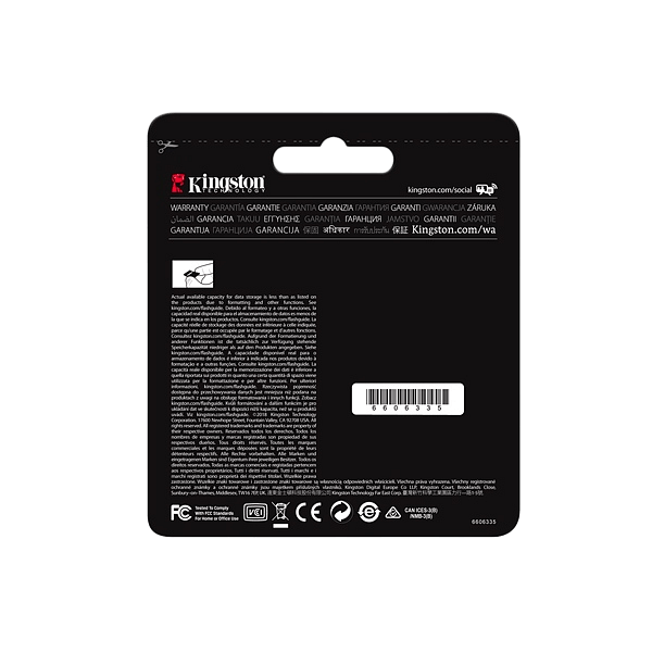 Kingston Canvas Go SDXC 128GB  Memoria Flash