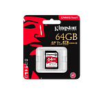 Kingston Canvas React SDXC 64GB  Memoria Flash