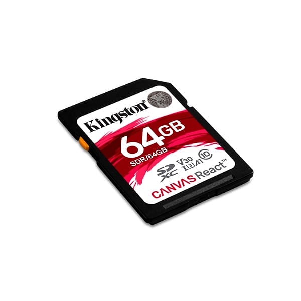 Kingston Canvas React SDXC 64GB  Memoria Flash