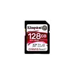 Kingston Canvas React SDXC 128GB  Memoria Flash
