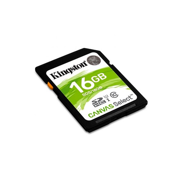 Kingston Canvas Select SDHC 16GB  Memoria Flash