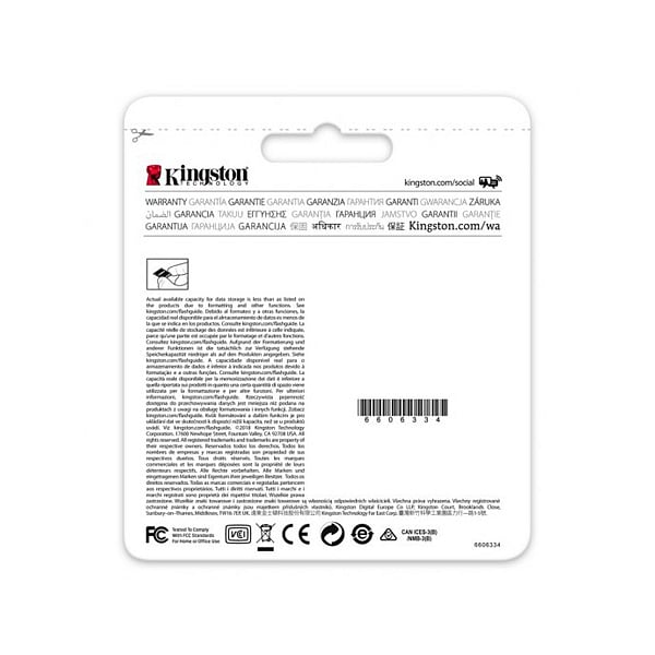 Kingston Canvas Select SDHC 16GB  Memoria Flash