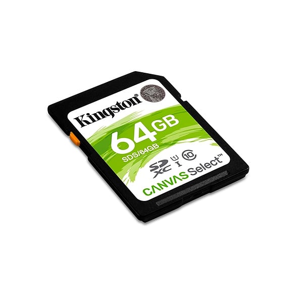 Kingston Canvas Select SDHC 64GB  Memoria Flash