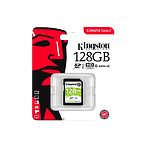 Kingston Canvas Select SDHC 128GB  Memoria Flash