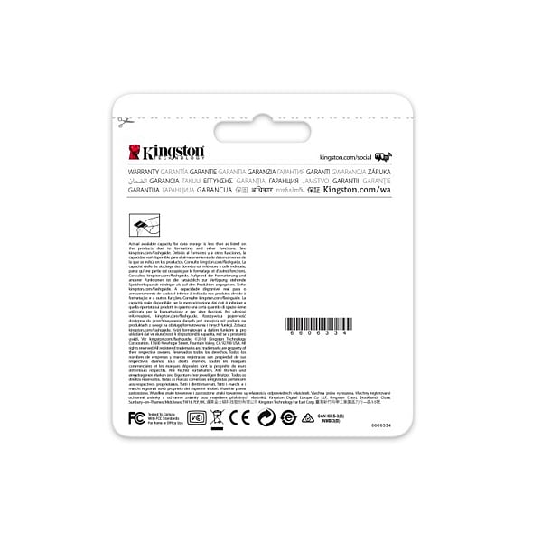 Kingston Canvas Select SDHC 128GB  Memoria Flash