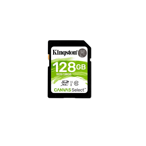 Kingston Canvas Select SDHC 128GB  Memoria Flash