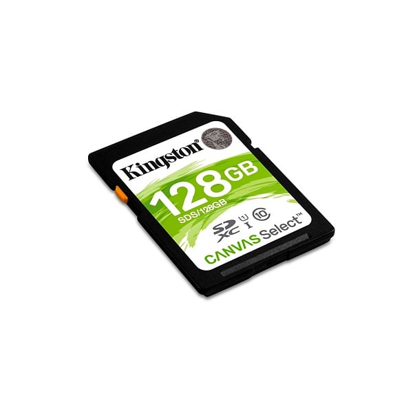 Kingston Canvas Select SDHC 128GB  Memoria Flash