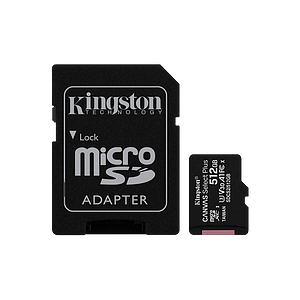 Kingston Canvas Select Plus 512GB Micro SD  Adapt  Tarjeta