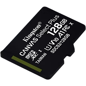 Kingston Canvas 128 GB Clase 10 UHSI  Tarjeta MicroSD