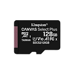 Kingston Canvas 128 GB Clase 10 UHSI  Tarjeta MicroSD