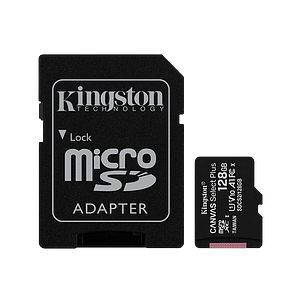 Kingston Canvas 128GB Clase 10 UHSi cAdaptador  Tarjeta MicroSD