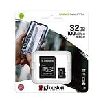 Kingston CANVAS Select Plus 32GB microSD HC con Adaptador